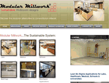 Tablet Screenshot of modularmillwork.com
